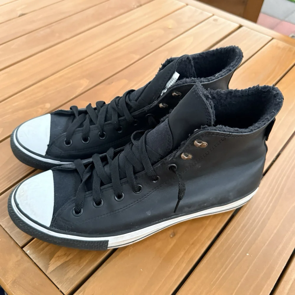 Converse All Star Black/White High Chuck Taylor Sneakerboots Gore Tex Sz 11.5